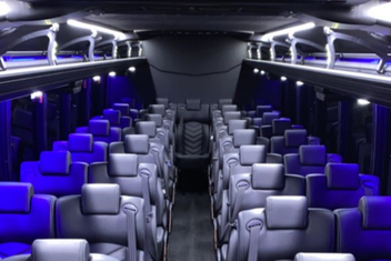 San Francisco Charter Bus Interior