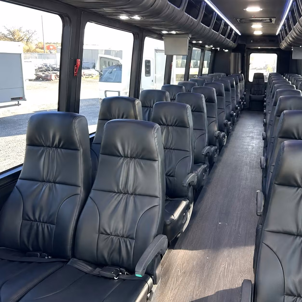 25 passenger minibus interior