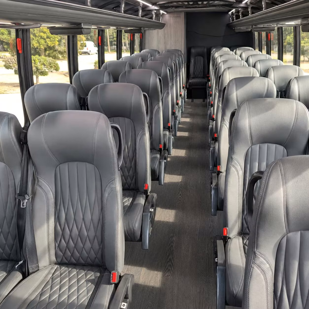 28 passenger minibus interior