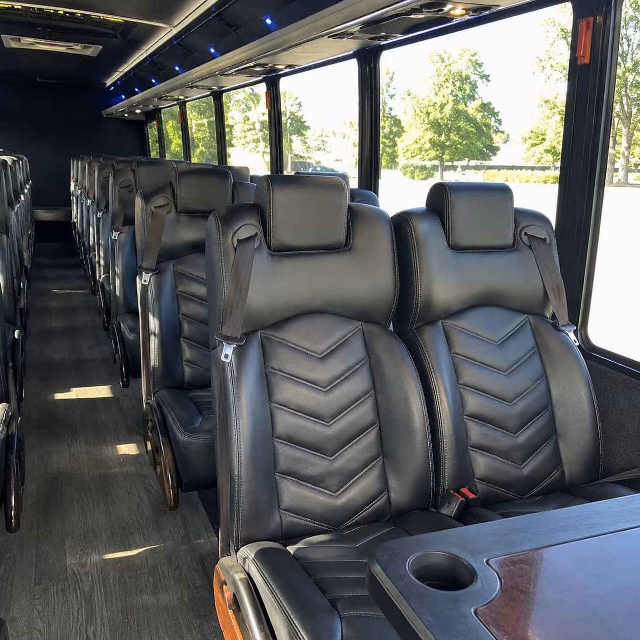30 passenger minibus interior