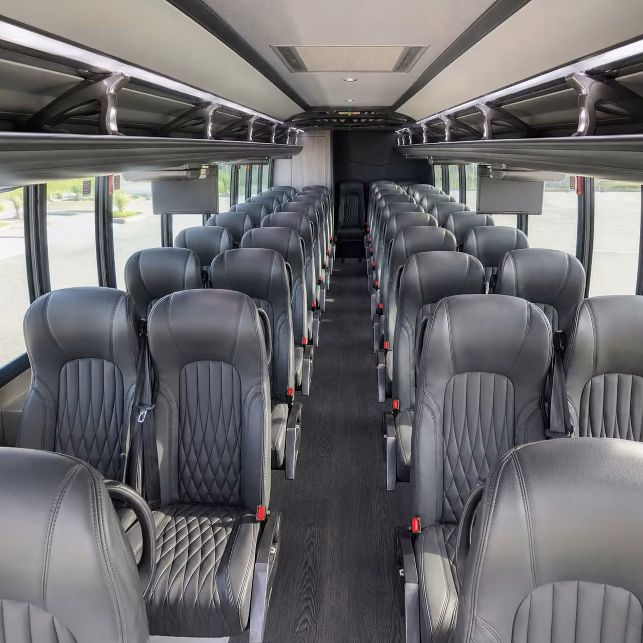 35 passenger minibus inside