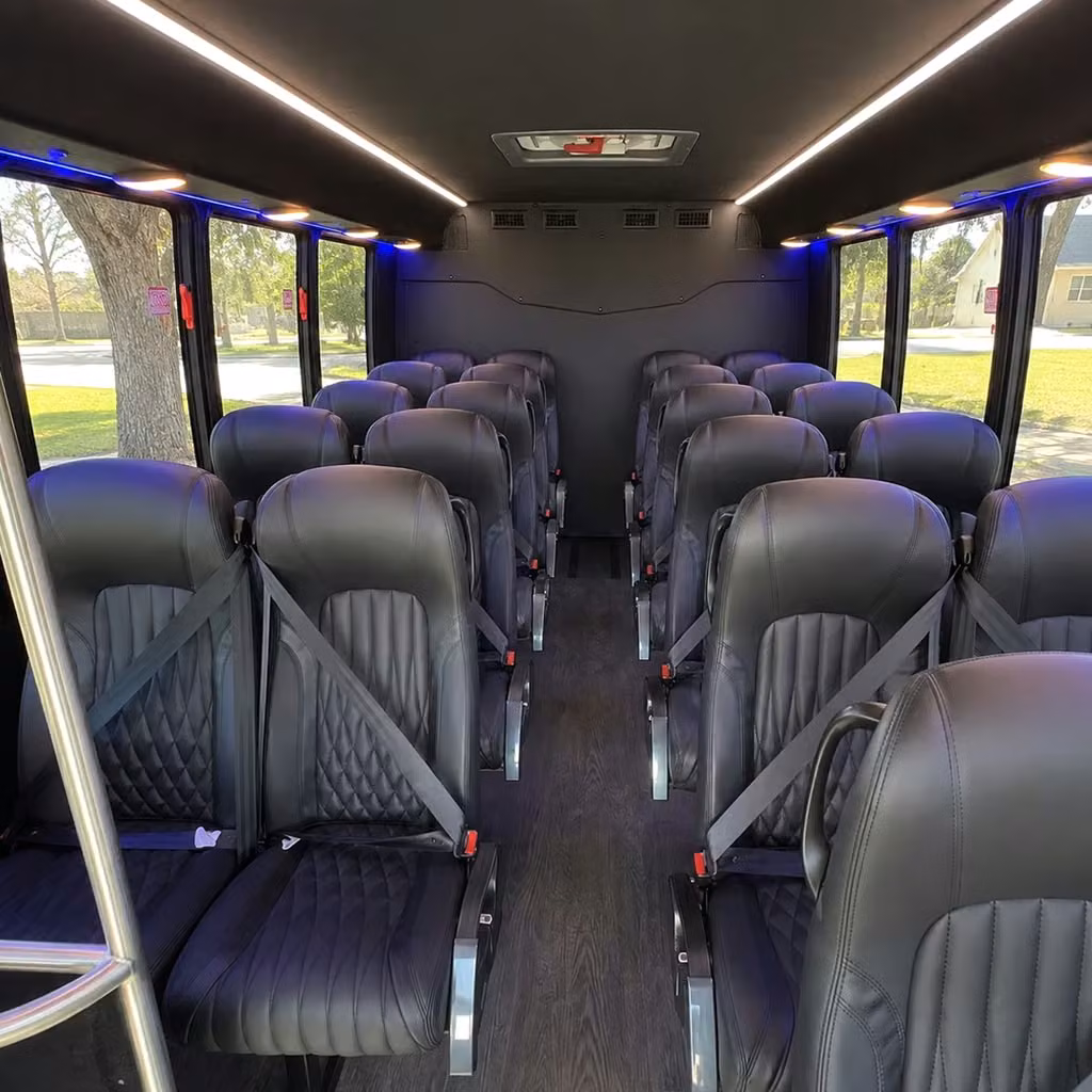 35 passenger minibus interior