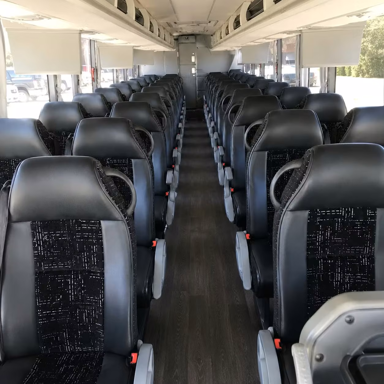 san francisco charter bus rental interior
