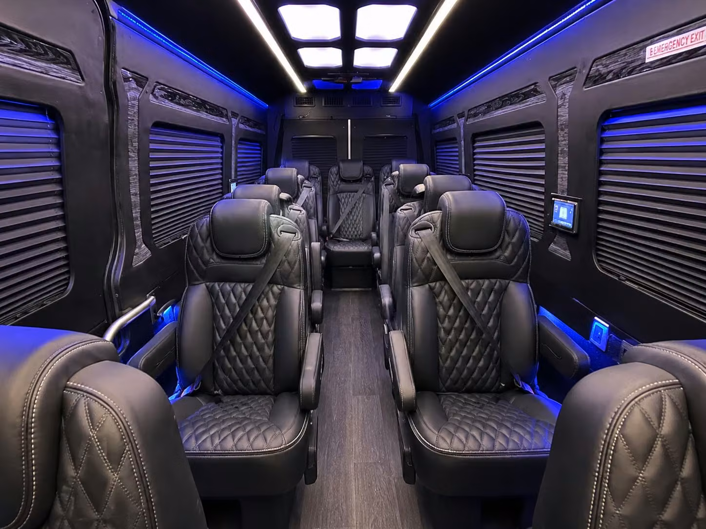 sprinter van with driver interior